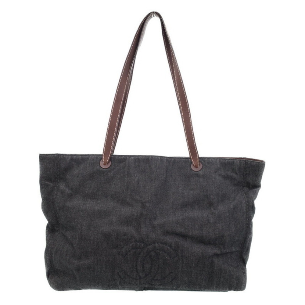 Chanel Cocomark Denim Tote Bag